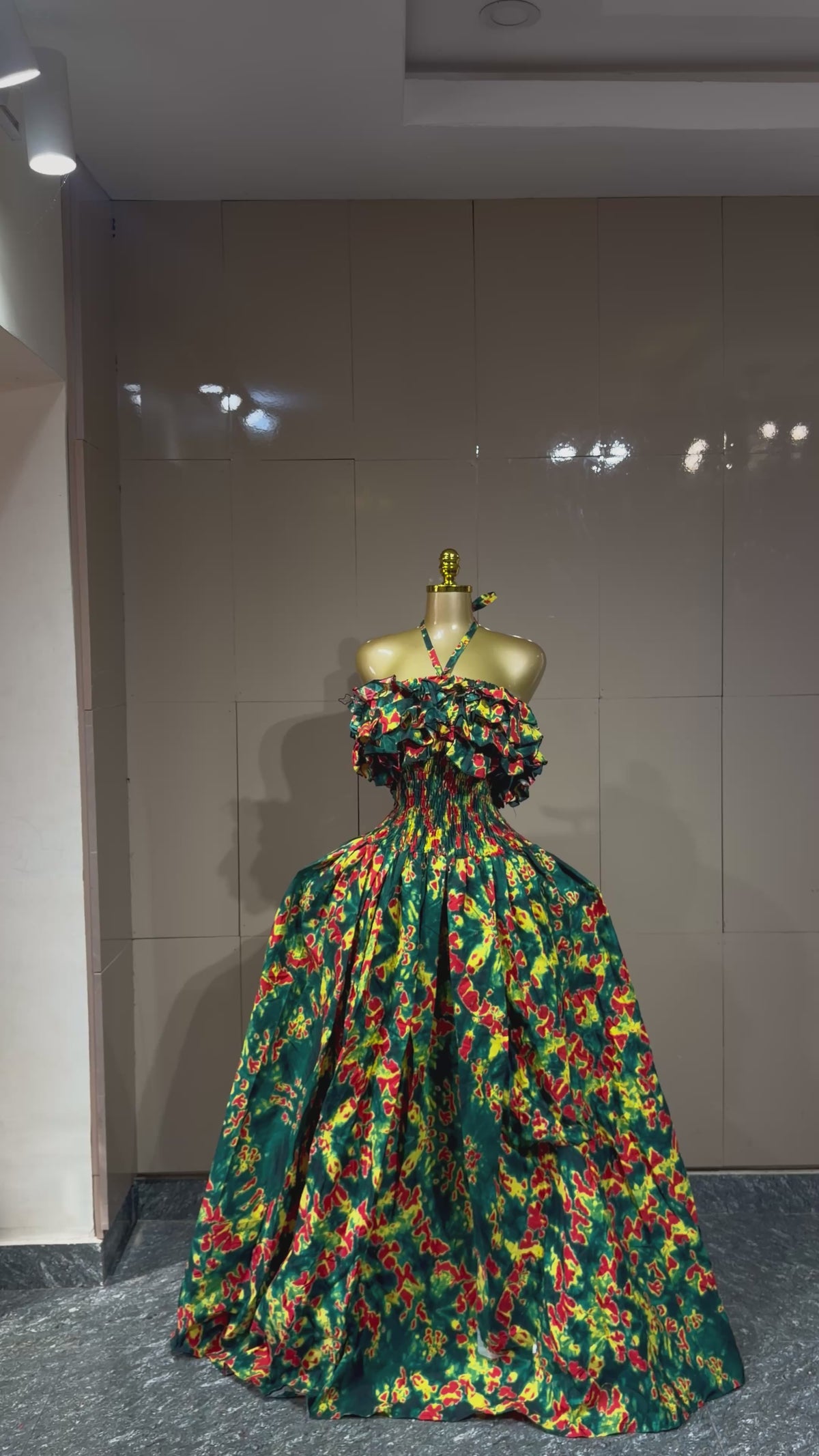 1 step long dress