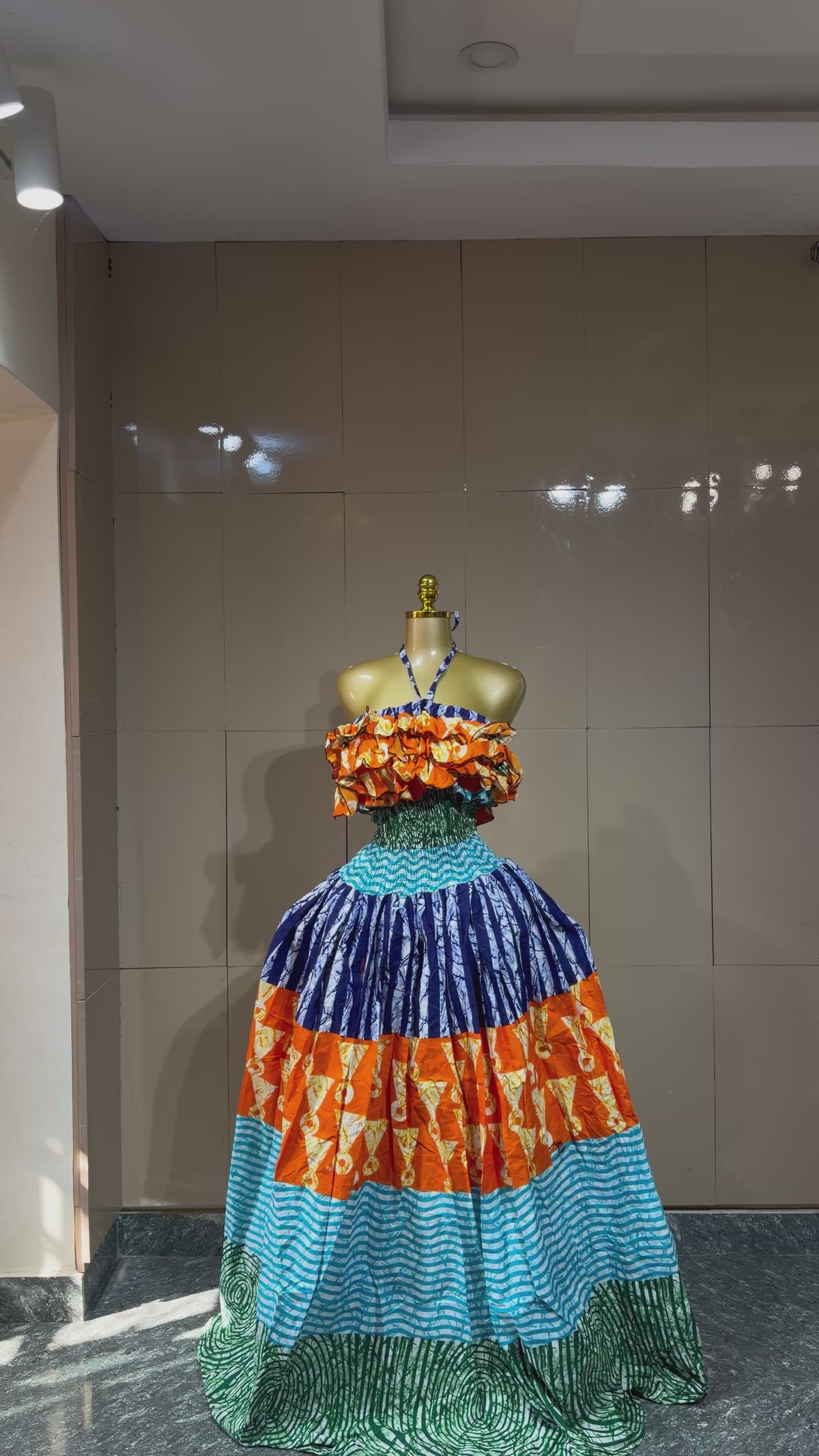 1 step long dress