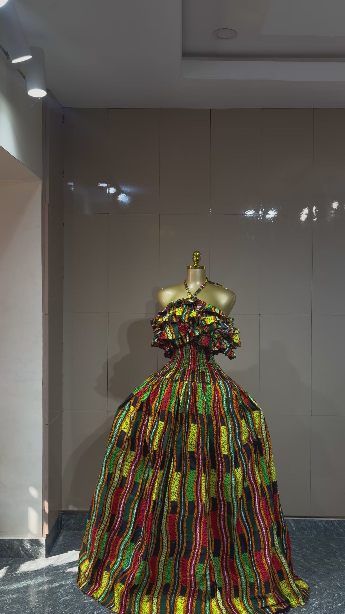 1 step long dress