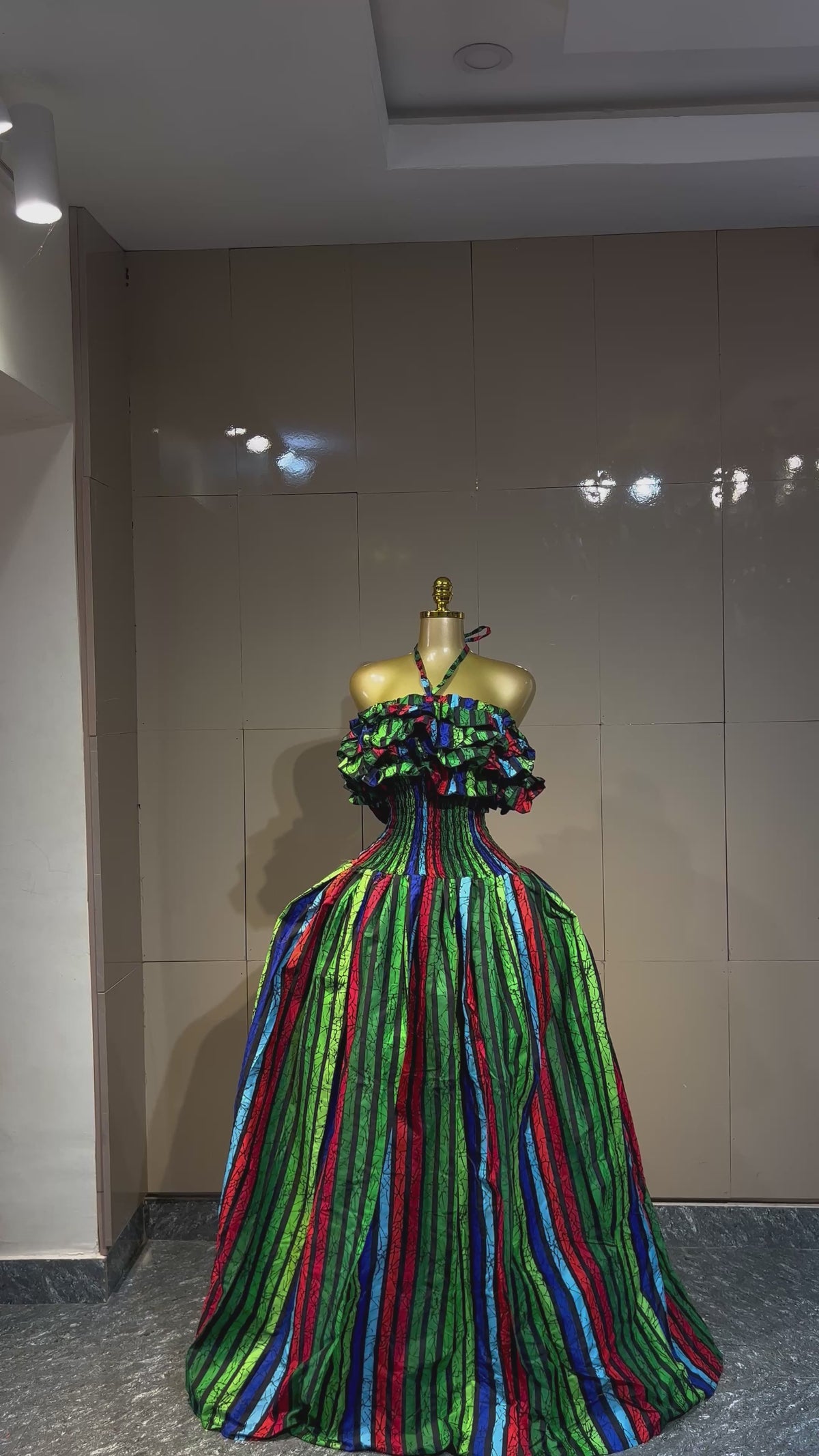 1 step long dress